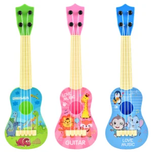 Wholesale Educational Musical Instrument Toy Kids Animal Cartoon Guitar Toy