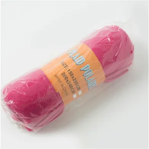 Fleece Customized Travel Two Side Brush Throws Wholesale Solid Color Polar Fleece Blanket in Roll