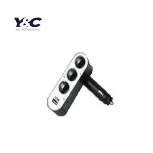High Quality Female 12v Double Cigarette USB Socket