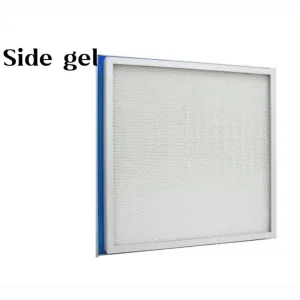 ODM Customized top side Gel Seal liquid tank mini pleated compact Hepa Filter