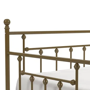 Estrutura de Cama Plataforma de Metal Moderna com Cabeceira, Sem Ruído