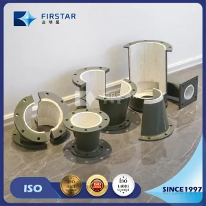 China Abrasion Resistant Carbon Steel Pipes Lined 92%&95% Alumina Ceramic Tiles