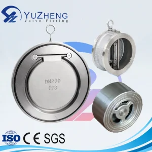 Stainless Steel 304/316/CF8/CF8m/Wcb/Ci Double Disc/Single Disc Pressure Relief/Non Return Wafer Check Valve