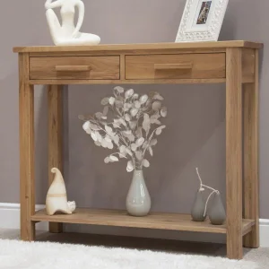 Solid Oak Console