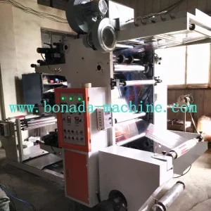 Plastic Film Roll to Roll Flexo Printing Machine