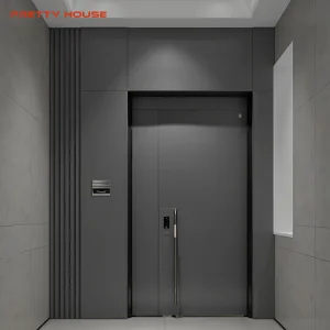 Security Steel Fire Door Steel Doors Customized Fire Rated Metal Door for Projects