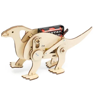 Kit de Dragón Auxiliar Mecánico para Niños; Juguetes Educativos de Madera para Aprendizaje Tecnológico Creativo de Programación Científica DIY STEM