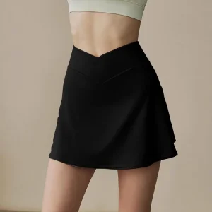 Unisex Sports Skirt New Style Anti-light Fitness Tennis Badminton Short Plus Size Yoga Dress Quick Dry