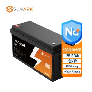 Sunark Na-Ion Battery with 12V 160ah High Energy Density for off-Grid Solar System Power Backup