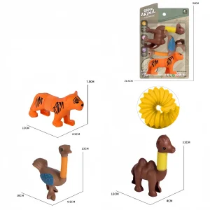 Conjunto de Animais de Plástico
