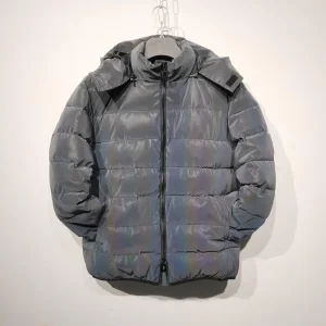 Wholesale ZD reflective mens puffer jacket with hood Product, Products