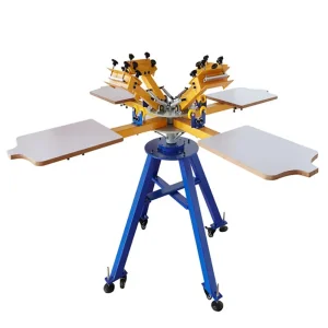 Double Carousel Manual Silk Screen Printing