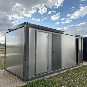 Two-Floor Prefabricated Steel Container House for Labor Mining Camp Modular Buildings for School Apartment Use for Mining