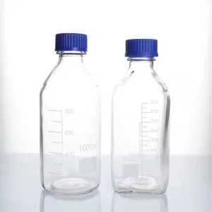 Round Chemical Medicine Reagent Bottle Glass 250ml 500ml 1000ml for Laboratory Use