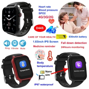 IP67 Waterproof 4G GPS Watch