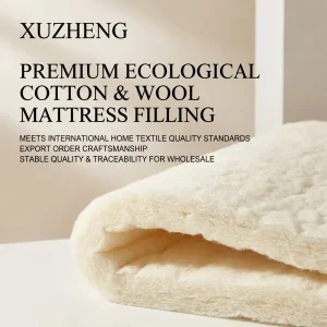 Breathable Temperature Regulating Wool Mattress Layer for Better Sleep