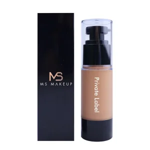 Ms Makeup Vegan Black Round Tube Foundation