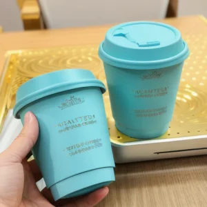 Biodegradable Coffee Double Paper Cup with Custom Logo for Soup and Take Away Use Biodegradable Food Packaging Boxes and Bowls