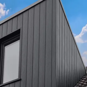 Outdoor WPC Wall Panel 219h26 2.9meters External Facades Wood Plastic WPC Cladding