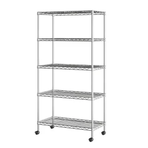 Heavy Duty Metal Storage Wire Shelving Wire Rack for Garage or Kitchen Use