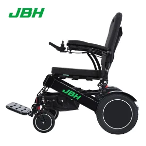 Health Care Supplies 120kg Loading Aluminium Lightweight Folding Powered Electric Wheelchair