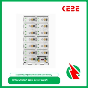 100kw 250kwh Industrial Commercial Energy Storage System LiFePO4 Batteries Hybrid Inverter Cabinet C&I Ess by Air Cooling for Solar Wind Power Systems