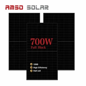 New Technology 700w 800w 1000w Solar Panels Is Full Black Solar Cell Panel with 30 Years Warranty
