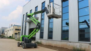 Electric SAE14e Articulated Boom Lift Aerial Work Platform Compact Flexible Zero-Tail