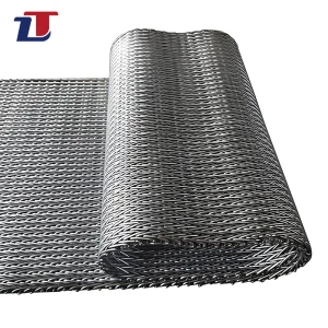 304 Food Grade Chain Metal Wire Mesh Conveyor Belt