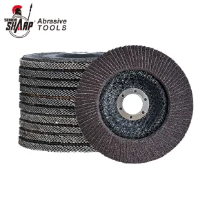 4.5 Inch Silicon Carbide Abrasive Tools Mesh Cover Flexible Flap Disc Grinding Wheel