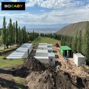 Prefabricated Temporary Site Dormitory Mobile Homes Container Mobile House Portable Plantation Cabin Camp Accommodation