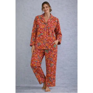 Women Summer Casual Floral Cotton Lounge Wear