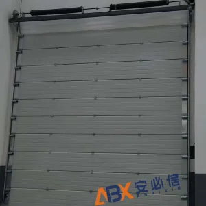 Porta de Aço Rolante Resistente ao Fogo com Link Fusível e Controle Manual de Sobrecarga