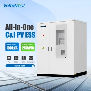 VoltaNest 100KW Hybrid Solar BESS