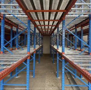 Industrial Galvanized Wire Mesh Decking with Corrosion Protection and Reinforced Edge for Warehouse Racks