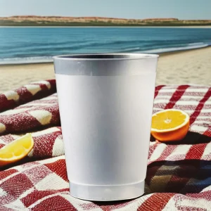 Custom 300ml 12oz Frosted Plastic Single Wall Cups Personalized Reusable Flex Cups for Tea &amp; Saucers