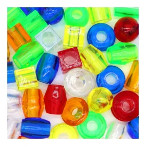 Montessori Stem Learning Block Threading Sensory String Preschool Toy Plastic Bead Lacing Beads Educational Toys for Kids
