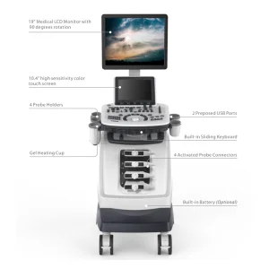 17 Inch LED Color Doppler Ultrasonic Diagnostic System