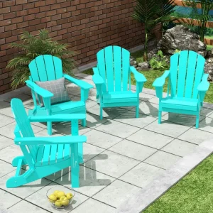 HDPE Plastic Wood Adirondack Folding Chair