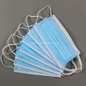 Disposablenon Woven Filter 3 Ply Face Mask Dust Anti Pollution