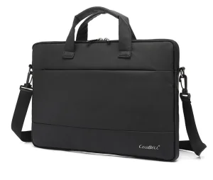 Bolso de portafolio para computadora portátil y documentos de conferencia, tipo mensajero de un solo hombro. (CY8952)