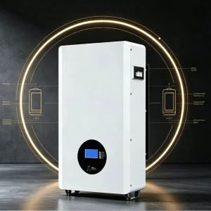 Batería doméstica de respaldo solar instalada en la pared, de cuerpo delgado, con carga múltiple, confiable, de bajo consumo y de fosfato de hierro y litio