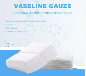 Medical Sterile Paraffin Gauze Dressing Pad