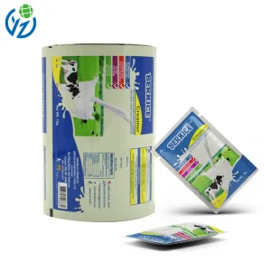 China YZ Pack Printed Plastic Roll Film