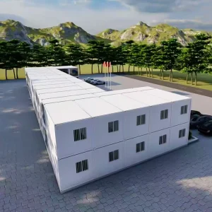 High Quality Prefabricated Sandwich Panel Z Type Container House for Workers Accommodation Office Use Quick Installation Durable