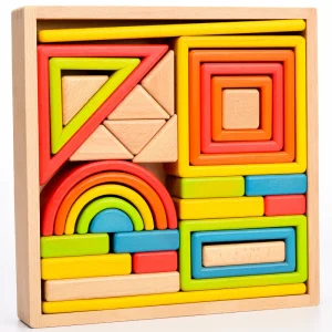 Wooden Balance Building Blocks Children