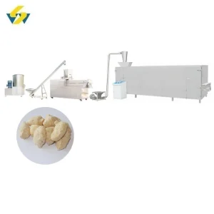 Double-Screw Puffed Textured Soy Protein Soy Meat Soya Nuggets Tsp Tvp Mill Production Line Machinery and Equipment