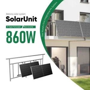 Sistema Solar Ongrid Sunpal para Balcón 800W 500W Sistema de Almacenamiento de Energía para Hogares