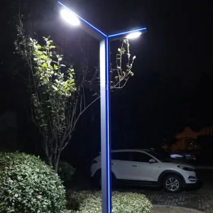 Modern Smart LED Garden Pole Lamp Aluminum Outdoor Light with IP65 Rating AC Power Supply for Landscape