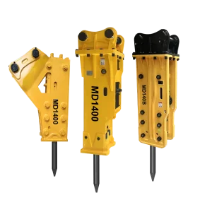 New Hydraulic Breakers Parts Rock Breaker Demolition Hammer With Chisel Drill Machine for Excavators